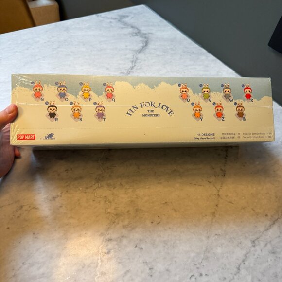 THE MONSTERS Pin for Love Series-Vinyl Plush Pendant Blind Box (N-Z) (Set of 14) - Picture 2 of 5